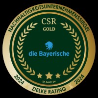 Zielke Unternehmensrating die Bayerische 2024 Gold
