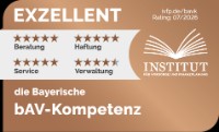 die Bayerische IVFP Rating bAV-Kompetenz "Exzellent"